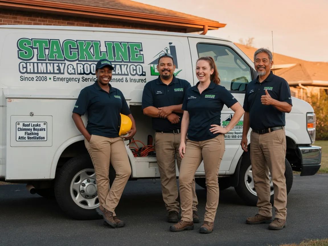 Chimney flashing repair company in Bayport, NY